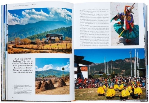 Buchcover und Innenansicht für das Buch: Wanderlust Himalaya