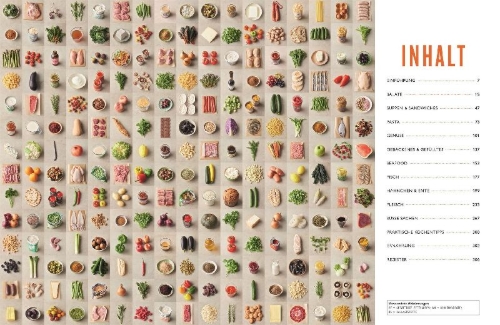 Buchcover und Innenansicht für das Buch: 5 Zutaten mediterran