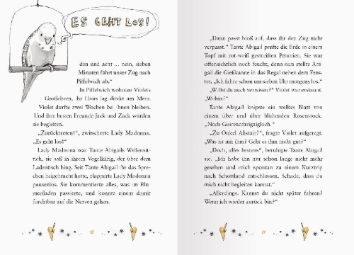 Buchcover und Innenansicht für das Buch: Der magische Blumenladen, Band 11: Hilfe per Eulenpost