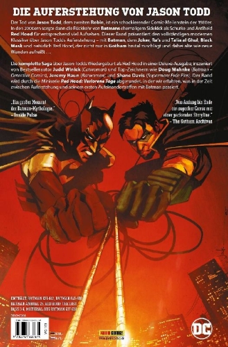 Buchcover und Innenansicht für das Buch: Batman 635-641, 645-650, Batman Annual 25; Batman 617-618; Red Hood: The Lost Days 1-6