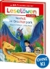 Buchcover und Innenansicht für das Buch: Leselöwen 1. Klasse - Notfall im Drachenpark