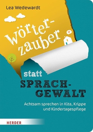 Buchcover und Innenansicht für das Buch: Wörterzauber statt Sprachgewalt