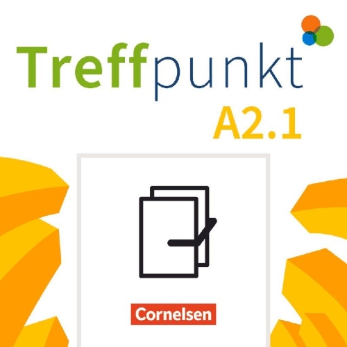 Buchcover und Innenansicht für das Buch: Treffpunkt. Deutsch für die Integration A2: Teilband 1 - Kursbuch und Übungsbuch im Paket
