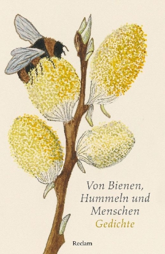 Buchcover und Innenansicht für das Buch: Von Bienen, Hummeln und Menschen. Gedichte