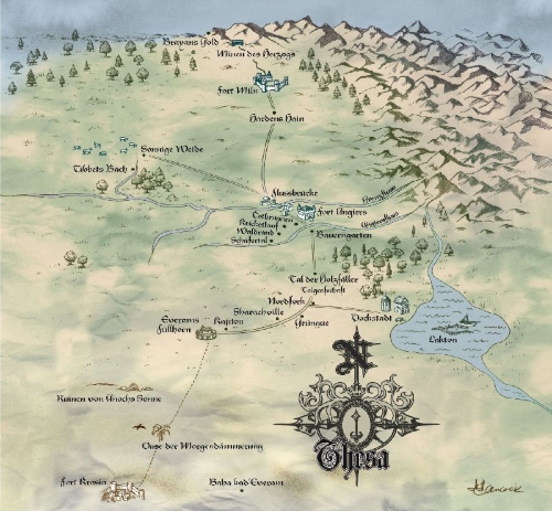 Buchcover und Innenansicht für das Buch: The Skull Throne (Demon Cycle 4)