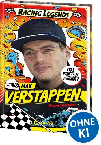 Buchcover und Innenansicht für das Buch: Racing Legends (Band 2) - Max Verstappen