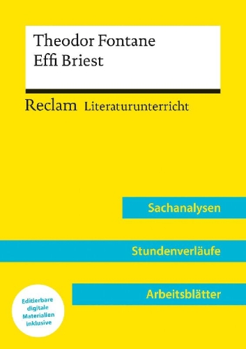 Buchcover und Innenansicht für das Buch: Theodor Fontane: Effi Briest (Lehrerband) | Mit Downloadpaket (Unterrichtsmaterialien)