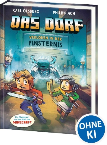Buchcover und Innenansicht für das Buch: Das Dorf (Band 6) - Verloren in der Finsternis