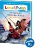 Buchcover und Innenansicht für das Buch: Leselöwen 2. Klasse - Die Samurai retten den Kaiser