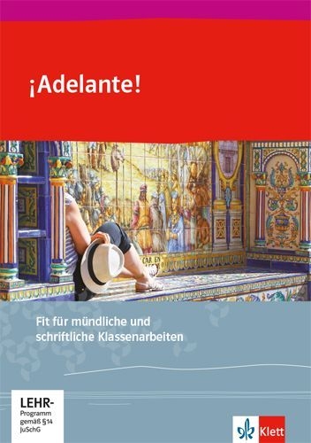 Buchcover und Innenansicht für das Buch: ¡Adelante!