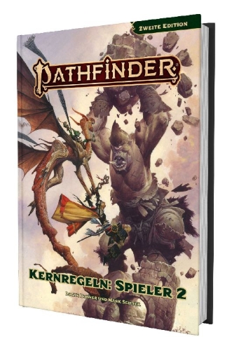 Buchcover und Innenansicht für das Buch: Pathfinder 2 - Kernregeln - Spieler 2