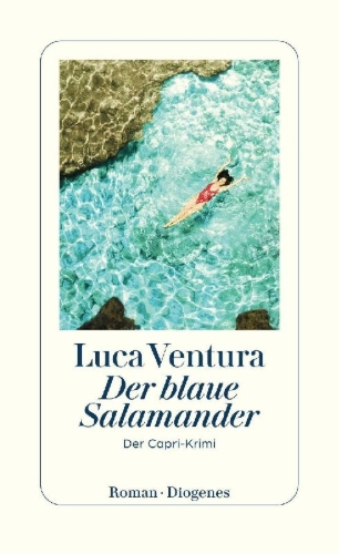 Buchcover und Innenansicht für das Buch: Der blaue Salamander