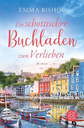 Buchcover und Innenansicht für das Buch: Ein schottischer Buchladen zum Verlieben
