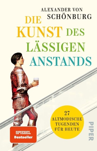 Buchcover und Innenansicht für das Buch: Die Kunst des lässigen Anstands