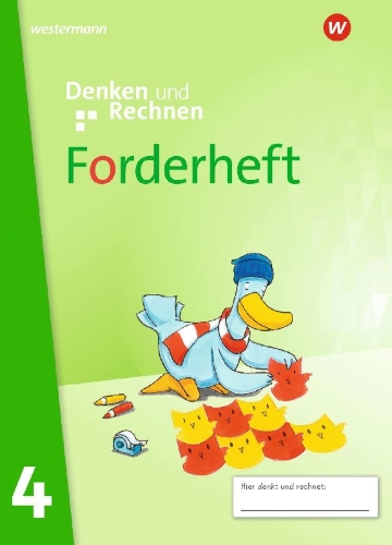 Buchcover und Innenansicht für das Buch: Denken und Rechnen. Forderheft 4. Allgemeine Ausgabe