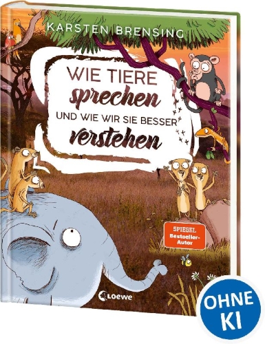Buchcover und Innenansicht für das Buch: Wie Tiere sprechen - und wie wir sie besser verstehen