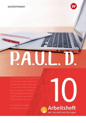 Buchcover und Innenansicht für das Buch: P.A.U.L. D. (Paul) 10. Arbeitsheft interaktiven Übungen. Für Gymnasien und Gesamtschulen - Neubearbeitung