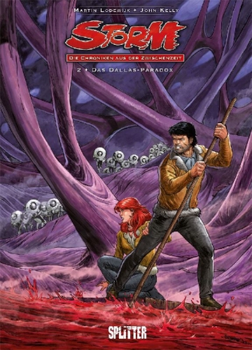 Buchcover und Innenansicht für das Buch: Storm - Die Chroniken aus der Zwischenzeit. Band 2