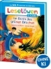 Buchcover und Innenansicht für das Buch: Leselöwen 2. Klasse - Im Bann des grünen Drachen