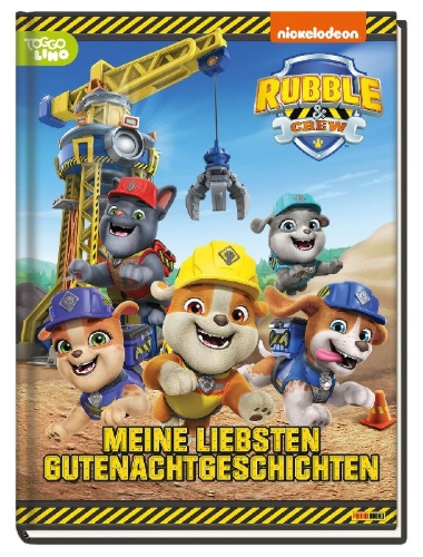 Buchcover und Innenansicht für das Buch: Rubble & Crew: Meine liebsten Gutenachtgeschichten