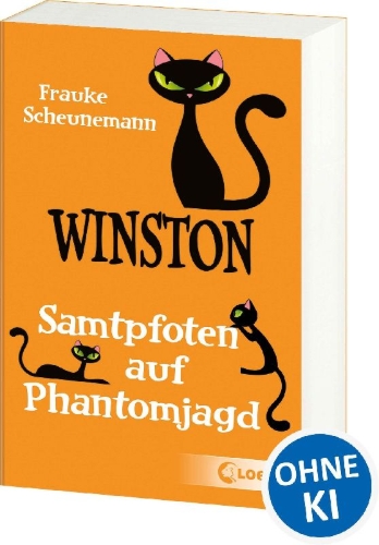 Buchcover und Innenansicht für das Buch: Winston (Band 7) - Samtpfoten auf Phantomjagd TB