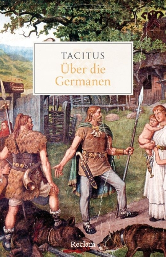 Buchcover und Innenansicht für das Buch: Über die Germanen