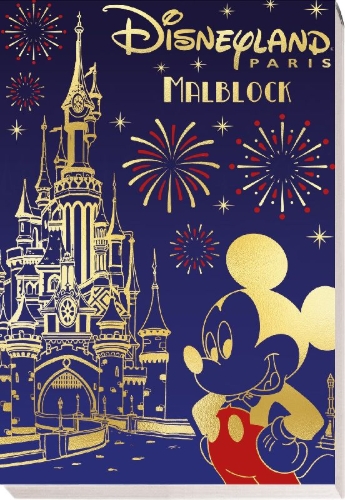 Buchcover und Innenansicht für das Buch: Disney: Disneyland Paris Colouring Book