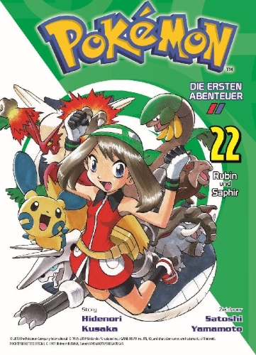 Buchcover und Innenansicht für das Buch: Pokémon - Die ersten Abenteuer