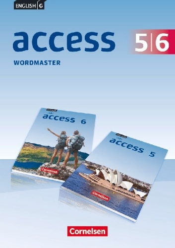 Buchcover und Innenansicht für das Buch: English G Access G9 Band 6: 10. Schuljahr - Wordmaster mit Lösungen