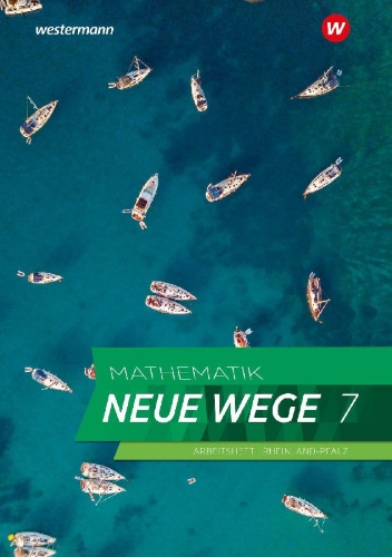 Buchcover und Innenansicht für das Buch: Mathematik Neue Wege SI 7. Arbeitsheft mit Lösungen. Für Rheinland-Pfalz