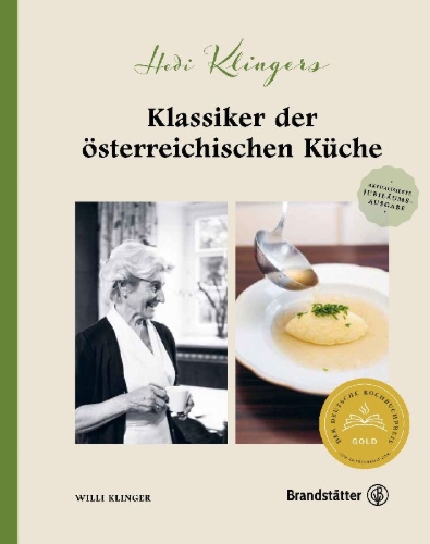 Buchcover und Innenansicht für das Buch: Hedi Klingers Klassiker der österreichischen Küche