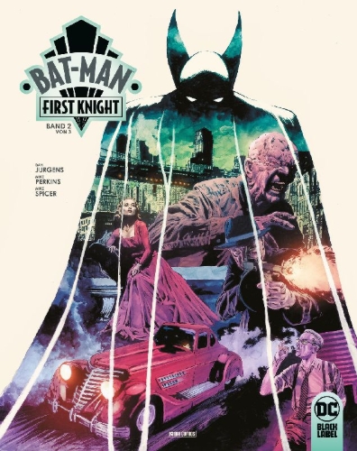 Buchcover und Innenansicht für das Buch: Bat-Man: First Knight #2
