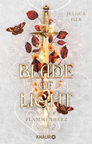 Buchcover und Innenansicht für das Buch: Blade of Light. Flammenherz