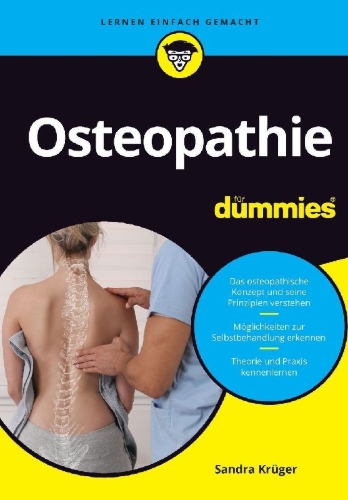 Buchcover und Innenansicht für das Buch: Osteopathie für Dummies