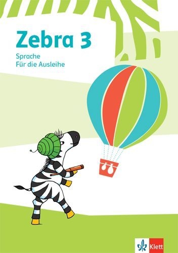 Buchcover und Innenansicht für das Buch: Zebra 3. Heft Sprache für die Ausleihe Klasse 3
