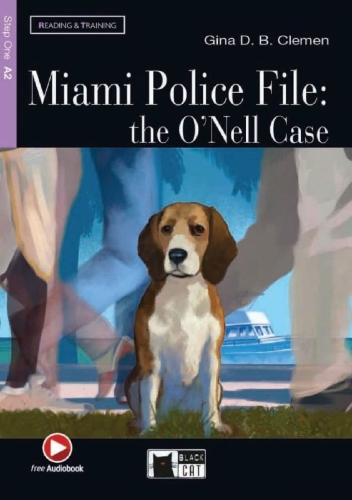Buchcover und Innenansicht für das Buch: Miami Police File: The O'Nell Case. Buch + CD-ROM