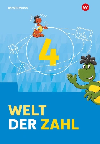 Buchcover und Innenansicht für das Buch: Welt der Zahl 4 . Schulbuch. Für Berlin, Brandenburg, Mecklenburg-Vorpommern, Sachsen-Anhalt und Thüringen