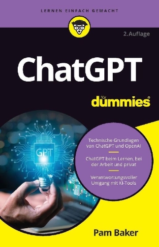 Buchcover und Innenansicht für das Buch: ChatGPT für Dummies