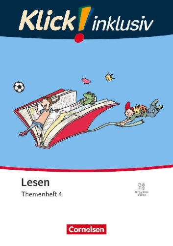 Buchcover und Innenansicht für das Buch: Klick! Erstlesen 1.-4. Schuljahr - Grundschule/Förderschule - Themenhefte für Lernende mit Förderbedarf - Themenheft 4