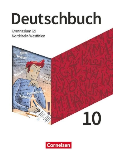 Buchcover und Innenansicht für das Buch: Deutschbuch Gymnasium 10. Schuljahr. Nordrhein-Westfalen - Schulbuch