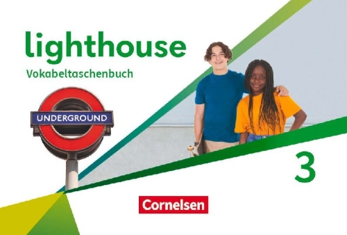 Buchcover und Innenansicht für das Buch: Lighthouse Band 3: 7. Schuljahr - Vokabeltaschenbuch