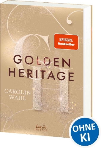 Buchcover und Innenansicht für das Buch: Golden Heritage (Crumbling Hearts, Band 2)