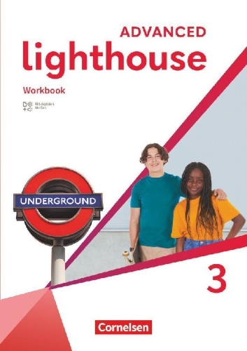 Buchcover und Innenansicht für das Buch: Lighthouse Band 3: 7. Schuljahr - Workbook mit Audios, Erklärfilmen und Lösungen