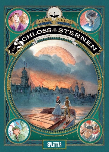 Buchcover und Innenansicht für das Buch: Das Schloss in den Sternen. Band 6