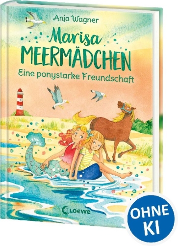 Buchcover und Innenansicht für das Buch: Marisa Meermädchen (Band 3) - Eine ponystarke Freundschaft