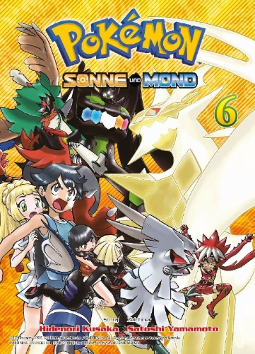 Buchcover und Innenansicht für das Buch: Pokémon - Sonne und Mond