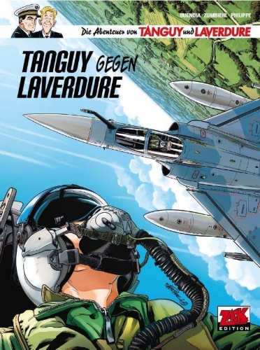 Buchcover und Innenansicht für das Buch: Die Abenteuer von Tanguy & Laverdure Bd. 27