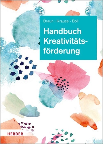 Buchcover und Innenansicht für das Buch: Handbuch Kreativitätsförderung