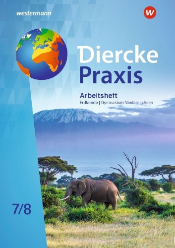 Buchcover und Innenansicht für das Buch: Diercke Praxis SI Erdkunde 7 / 8. Arbeitheft
