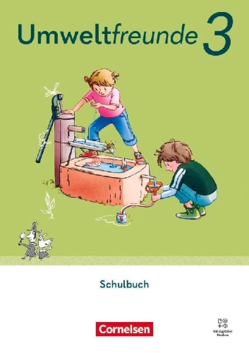 Buchcover und Innenansicht für das Buch: Umweltfreunde 3. Schuljahr - Mecklenburg-Vorpommern, Sachsen-Anhalt, Sachsen, Thüringen - Ausgabe 2023 - Schulbuch